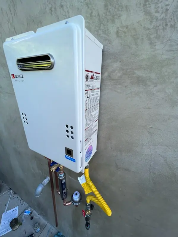 Tankless water heater installation for Boot Hill homes