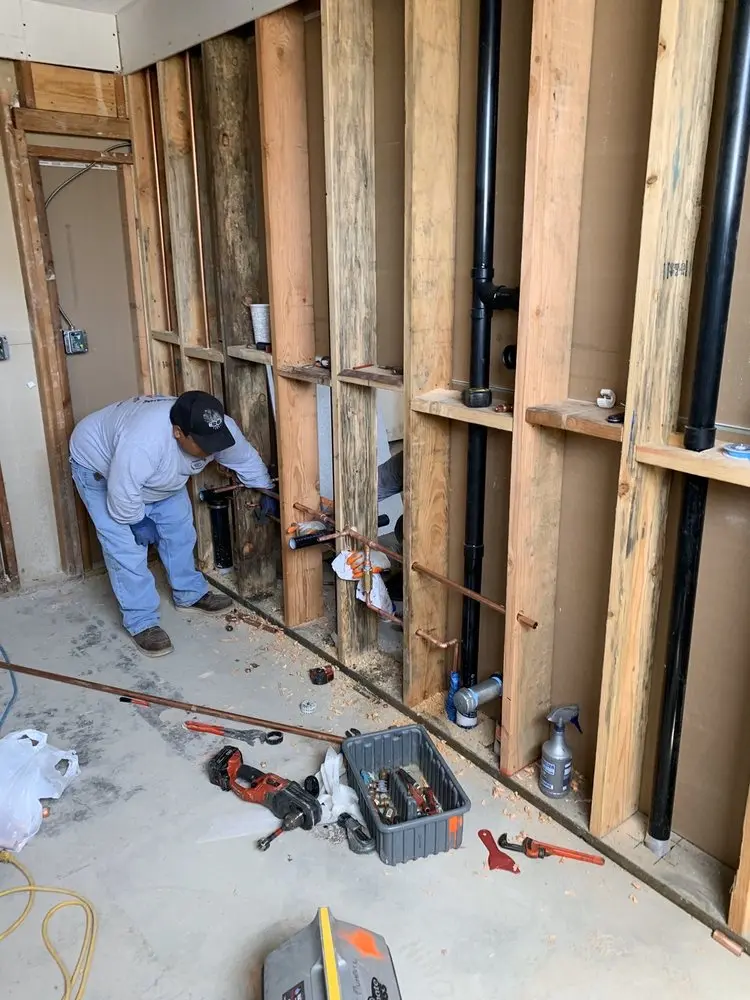 Commercial rough-in plumbing for Water Heater Replacement in Boot Hill